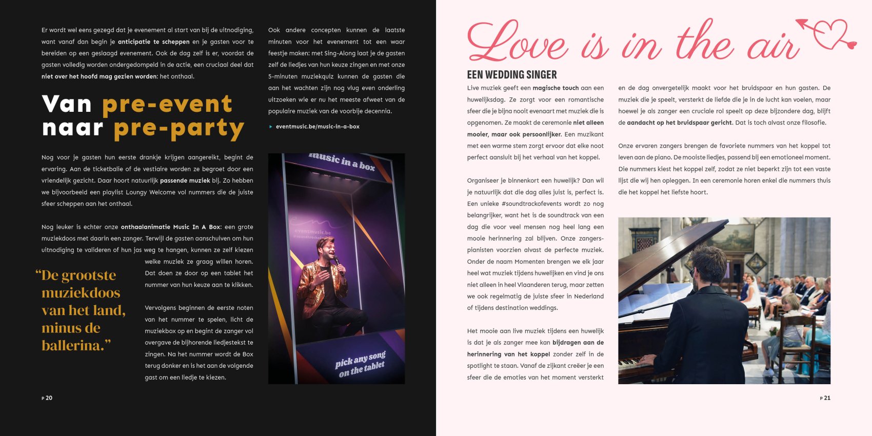 Event Music brochure